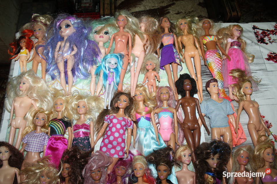 Zestaw 37 lalek Barbie Ken Mattel