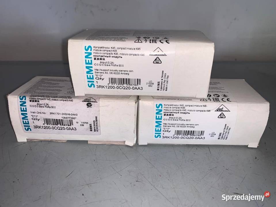 Siemens 3RK12000CQ200AA3 IO Module Warszawa sprzedam