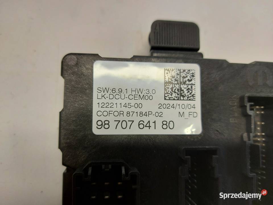 OPEL Grandland II 2024 Moduł sterownik drzwi Komputery sprzedam