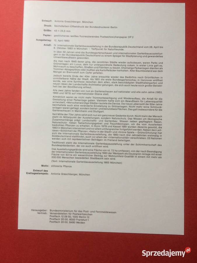 560 Niemieckie Specjalne Znaczki Pocztowe