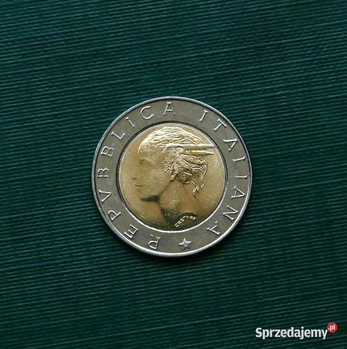 WŁOCHY 500 lirów 1999r 20 rocznica Wybory do Gliwice sprzedam
