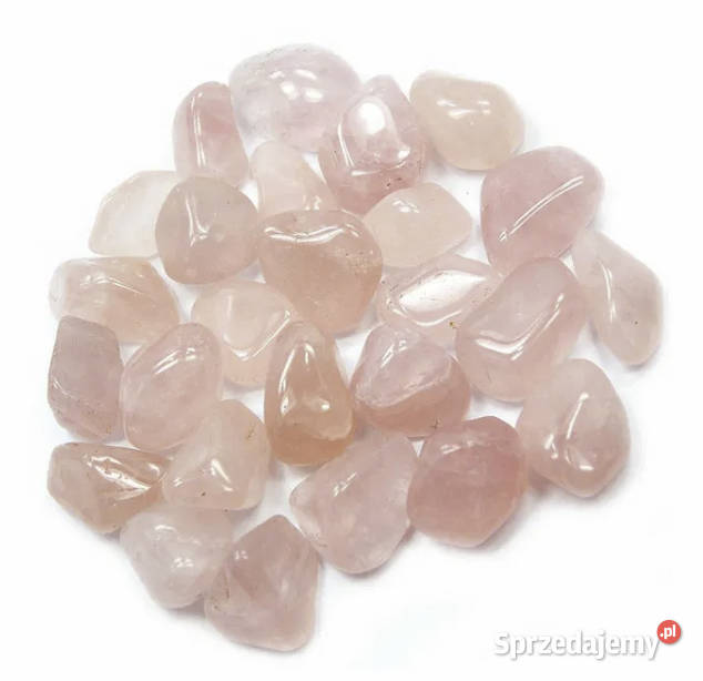 Kwarc różowy szlifowane bryłki 100g idealne do Niepołomice sprzedam