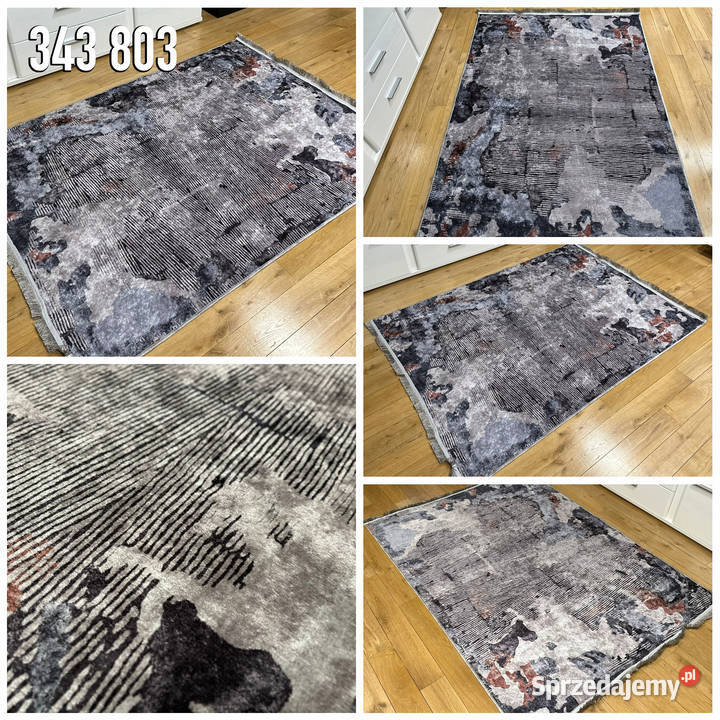 NOWOCZESNY DYWAN 130X190 PRINT 343803 CIENKI