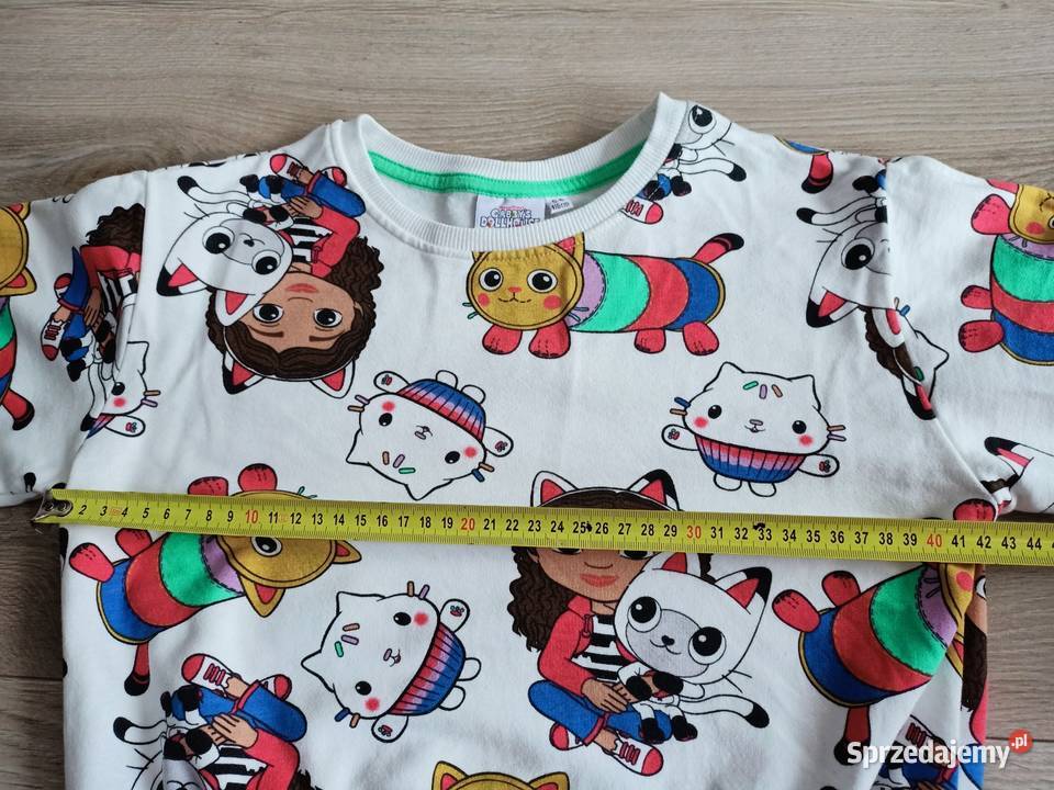 Bluzka dziewczęca ocieplana z meszkiem Domek Bluzy Płock