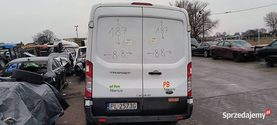 DRZWI LEWE TYŁ FORD TRANSIT MK8 2022 Lipno