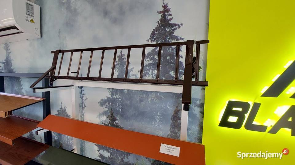 Drabinka bariera na dach bariera śniegowa płotek Zakopane