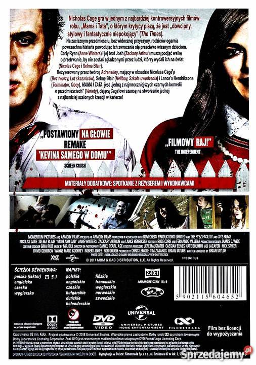 MAMA I TATA NICOLAS CAGE DVD Kalisz
