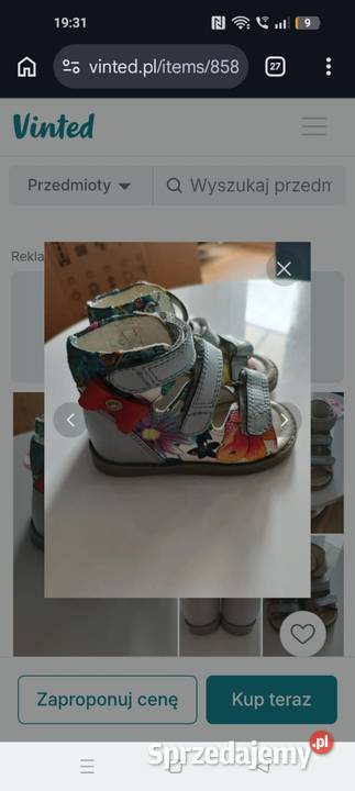 Sandaly Rozmiar 20 Górki Małe