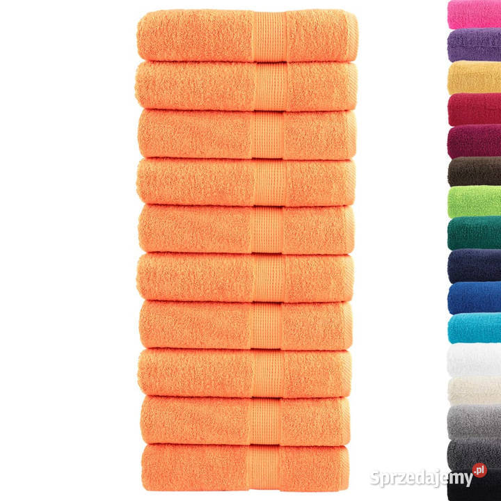 Ręczniki premium SOLUND 10 pomarańczowe 70x140 mazowieckie