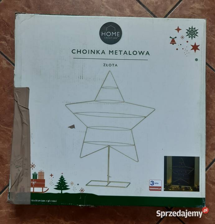 Metalowa choinka dekoracyjna marki Home Creation warmińsko-mazurskie Morąg