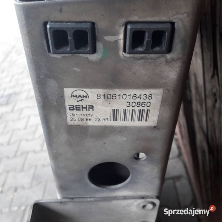 Chłodnica cieczy wody MAN F2000