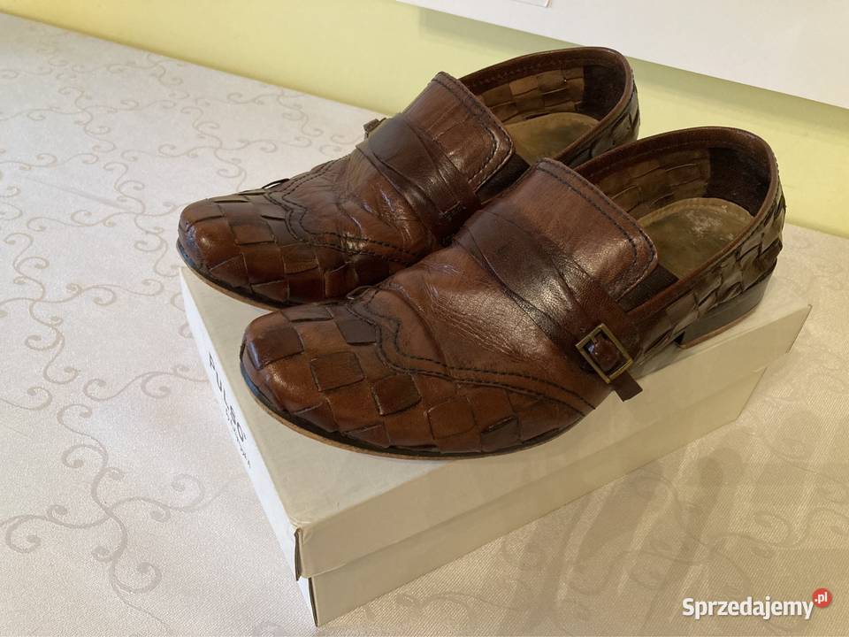 Półbuty Skórzane Męskie HandMade Wersja