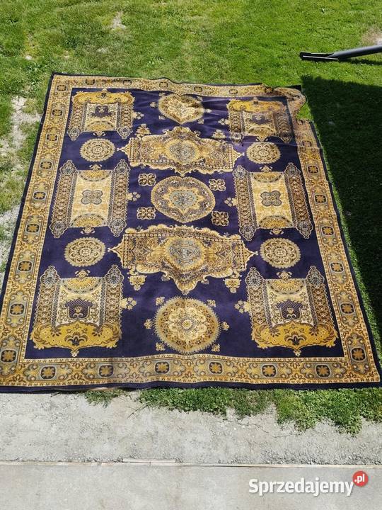 Zabytkowy dywan TEBA Kasak 360x290 wełna antyk Przeworsk