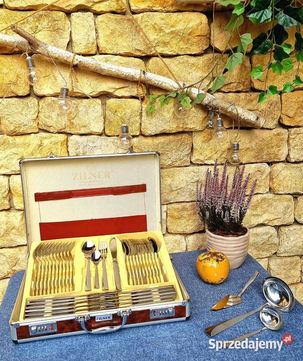 Walizka sztućce na 12 osób Łódź sprzedam