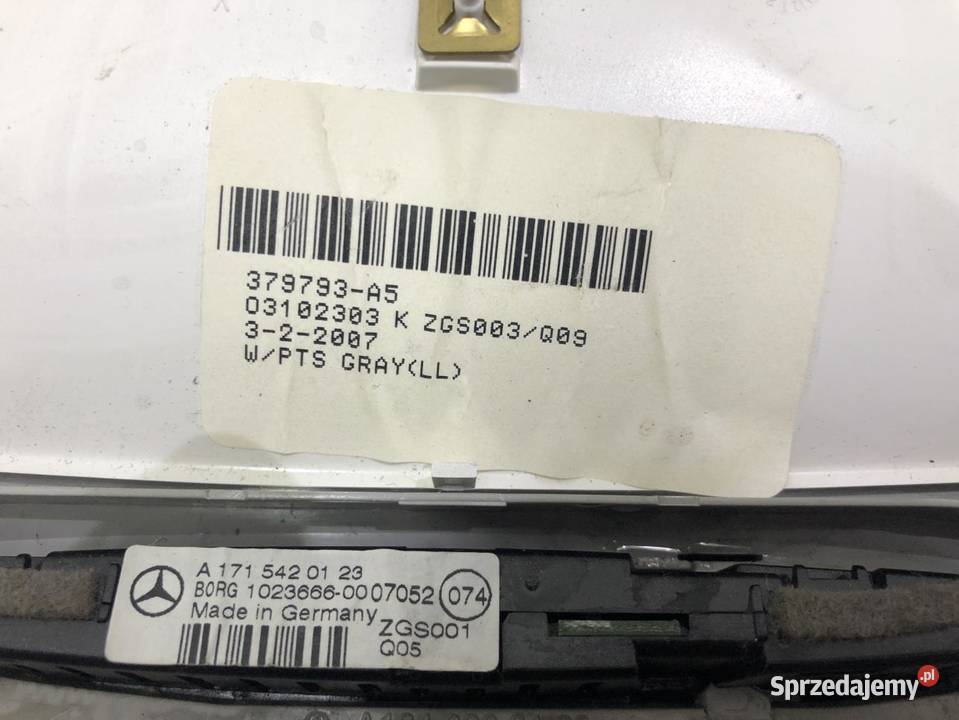 LAMPKA PODSUFITKI MERCEDES AKLASA W169 EU