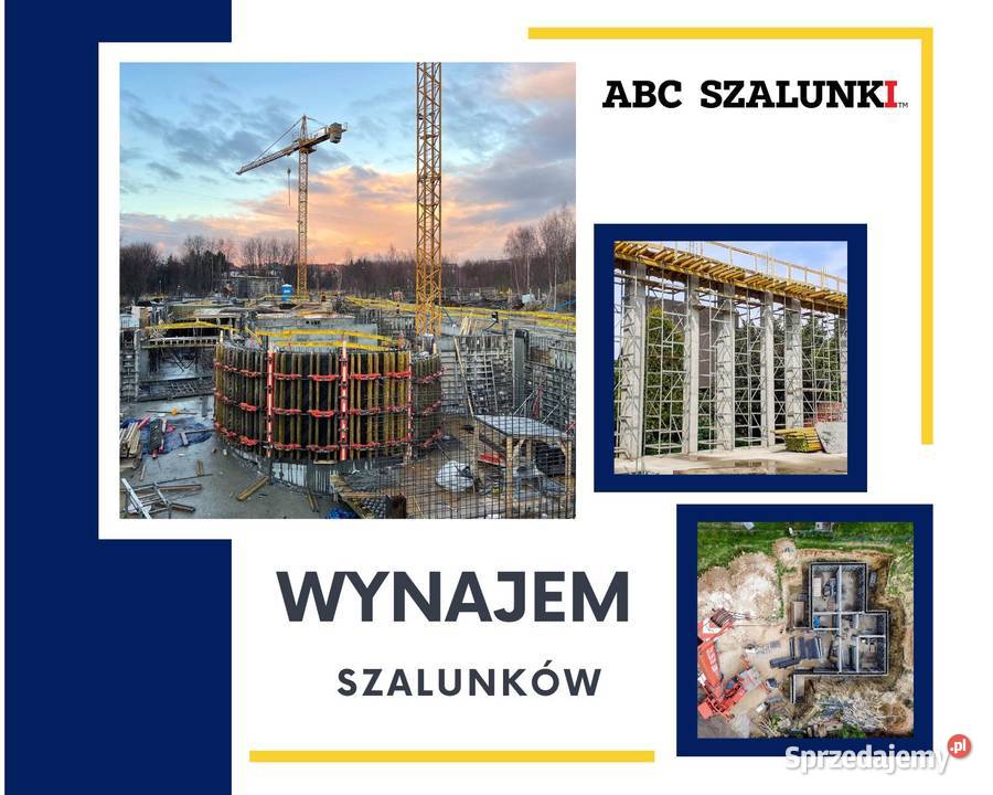 WYNAJEM szalunków stropowe ścienne fundamenty Kraków