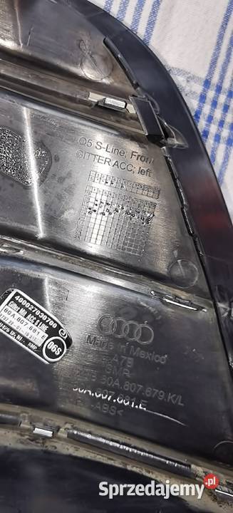Kratka Zderzaka Lewa Audi Q5 SLine z Numerem zderzaki Lublin