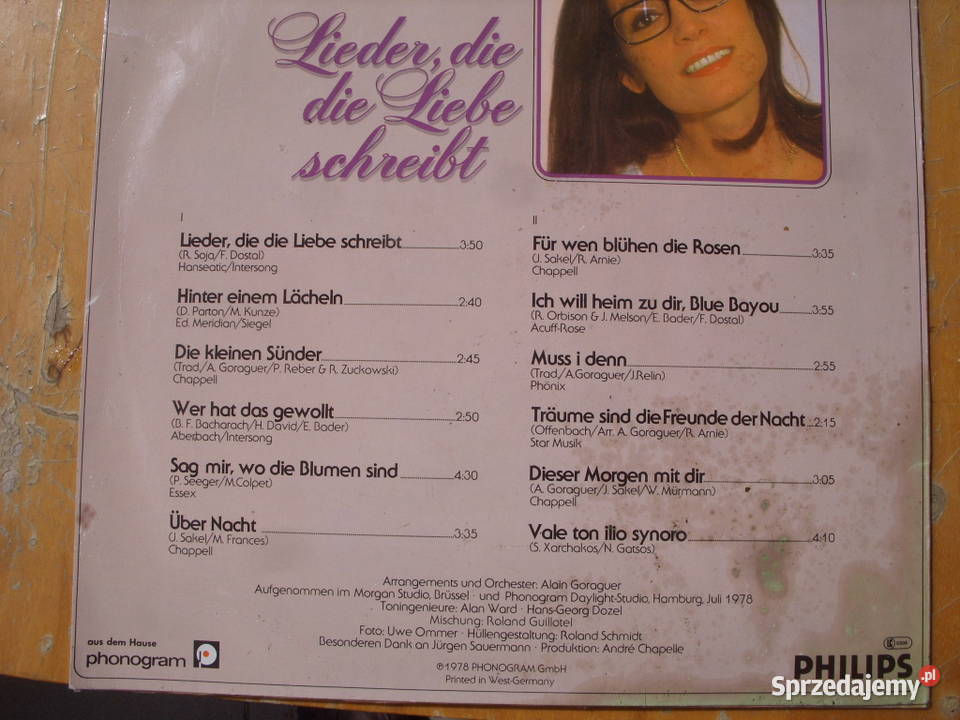 Winyl LP Pop NANA MOUSKEORILIDER DIE LIEBE 1978 1 płyta Wołów sprzedam