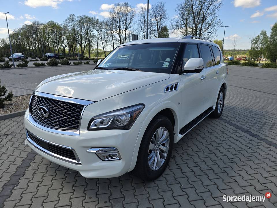 Infiniti QX80 2017 7miejsc v8 idealny stan 4/5 Poddębice
