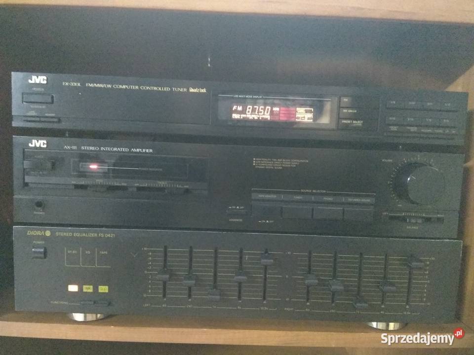 Wieża JVC wzmacniacz AX 111 tuner FX 330L Diora Gostynin