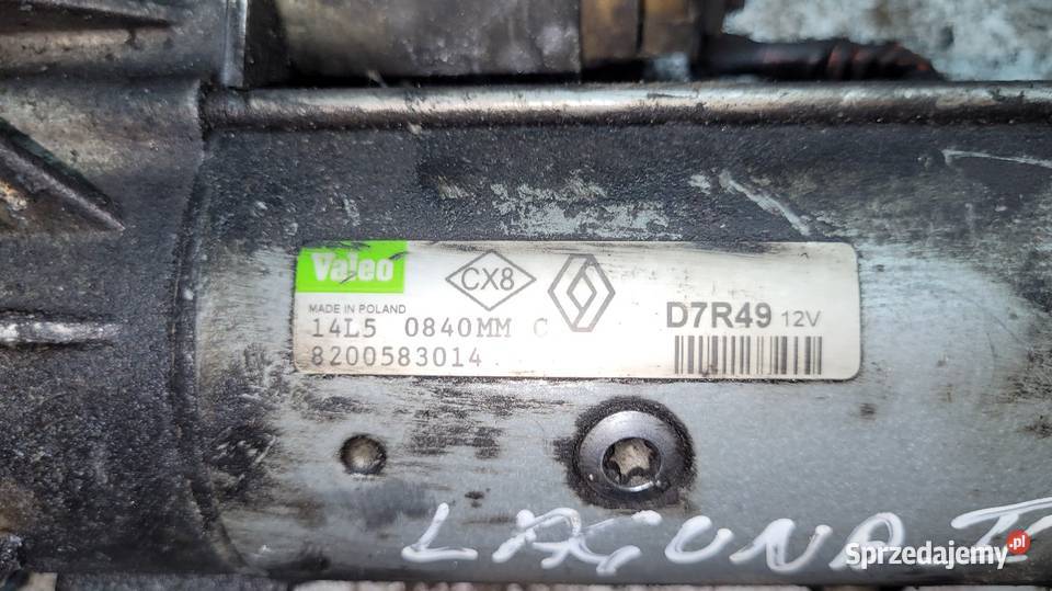 Rozrusznik Renault Laguna II 19 DCI mazowieckie sprzedam