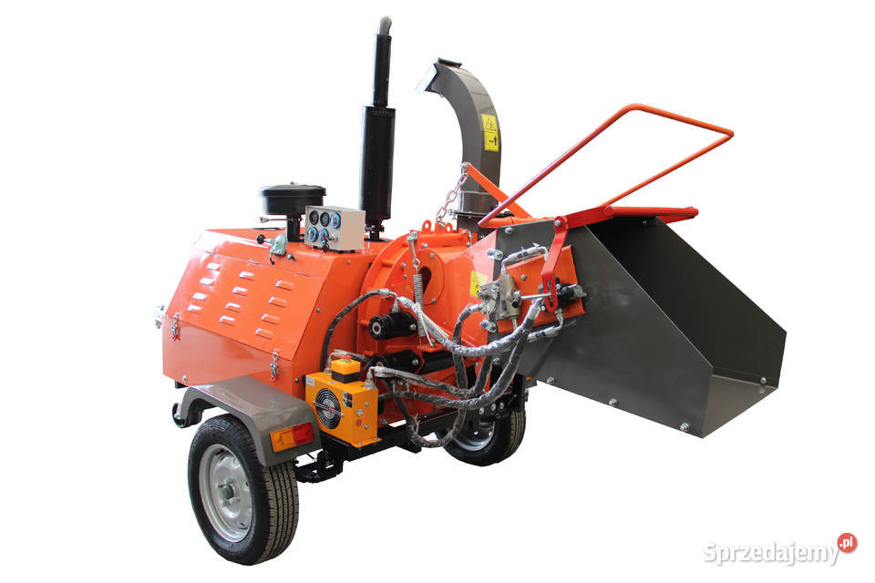Rębak spalinowy DWC50 DWC50 diesel rozdrabniacz Leśnictwo kujawsko-pomorskie Rogóźno