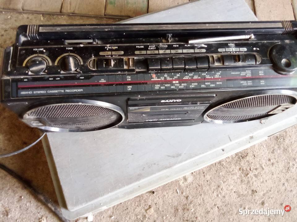 Radio magnetofon sanyo Lubsko