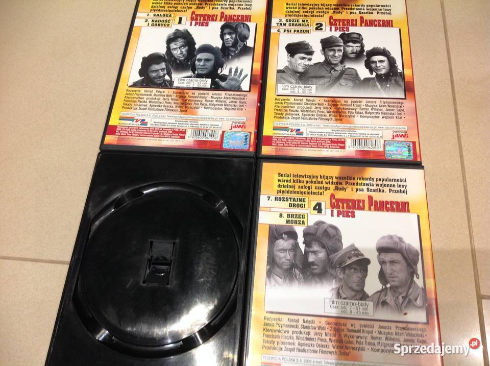 Film Czterej Pancerni i Pies 4 odcinki x 2 VCD akcja