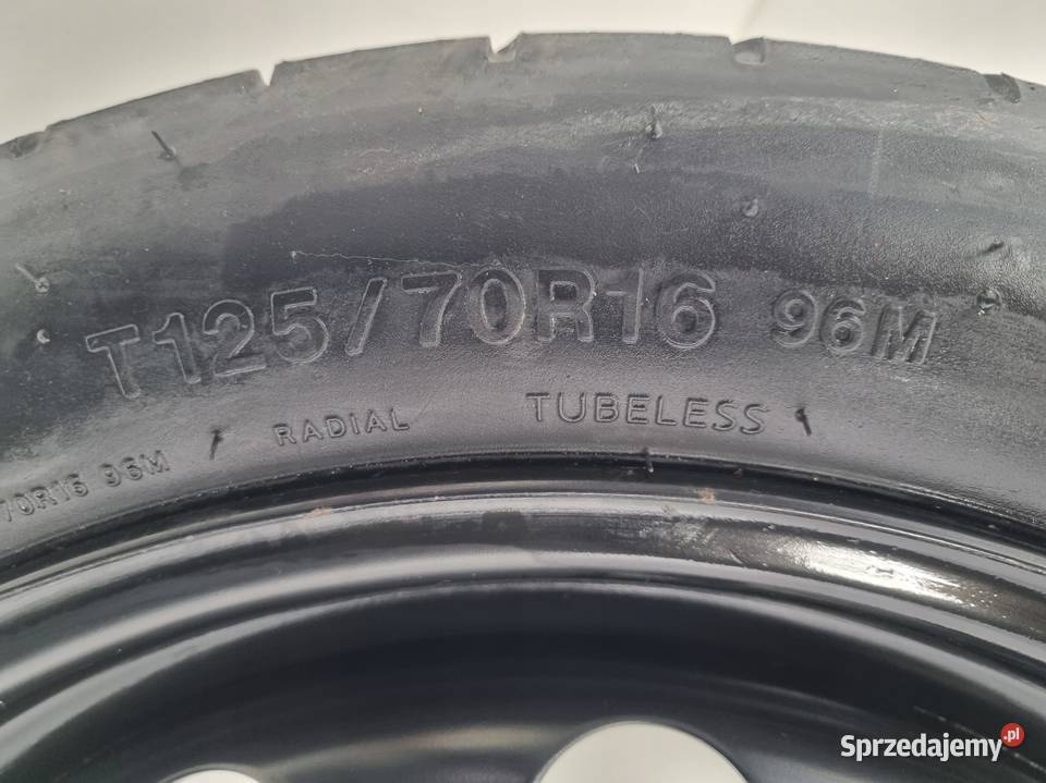 KOŁO DOJAZDOWE ZAPASOWE Audi Seat Vw Golf VI Chełm