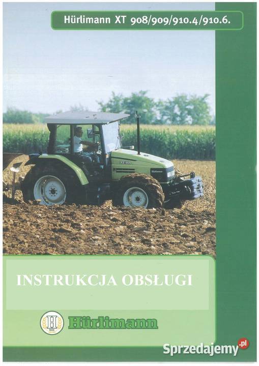 Instrukcja obsługi Hurlimann XT 85 95 105 110 Szamotuły