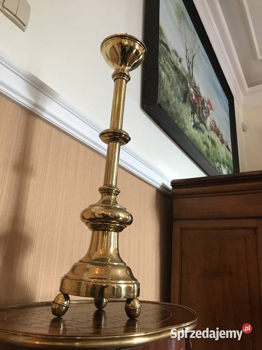 Stary kościelny kandelabr małopolskie Tarnów