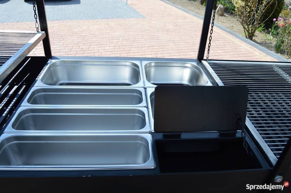 Gastronomiczny grill cateringowy gazowy węglowy Damasławek