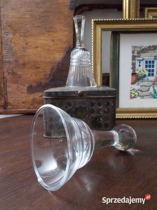 Kryształowy Dzwonek Szklany Dzwonek Vintage zachodniopomorskie Szczecin