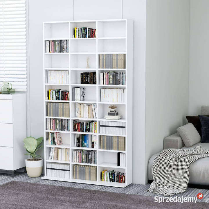 Szafka na CD biała 102x16x1775 materiał mazowieckie Warszawa sprzedam