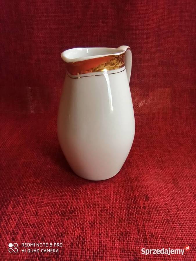 Mlecznik MZ Czechoslovakia Z białej porcelany Gdańsk