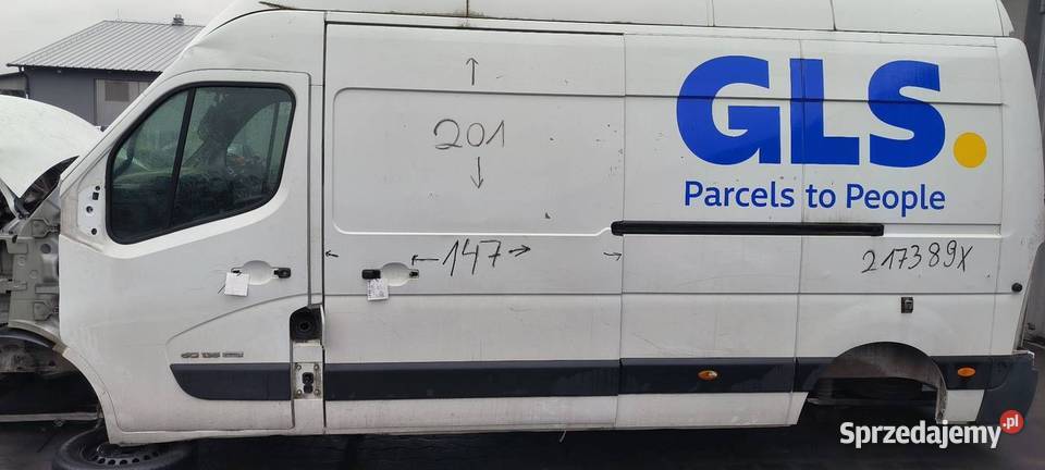 DRZWI PRZESUWNE LEWE RENAULT MASTER III Lipno sprzedam