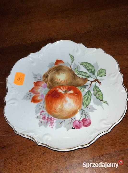 Talerz z owocami można powiesić Ma dziurki z Gdańsk