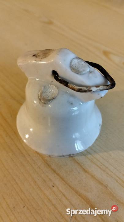 Porcelanowa oprawka żarówki E27 zabytkowa retro