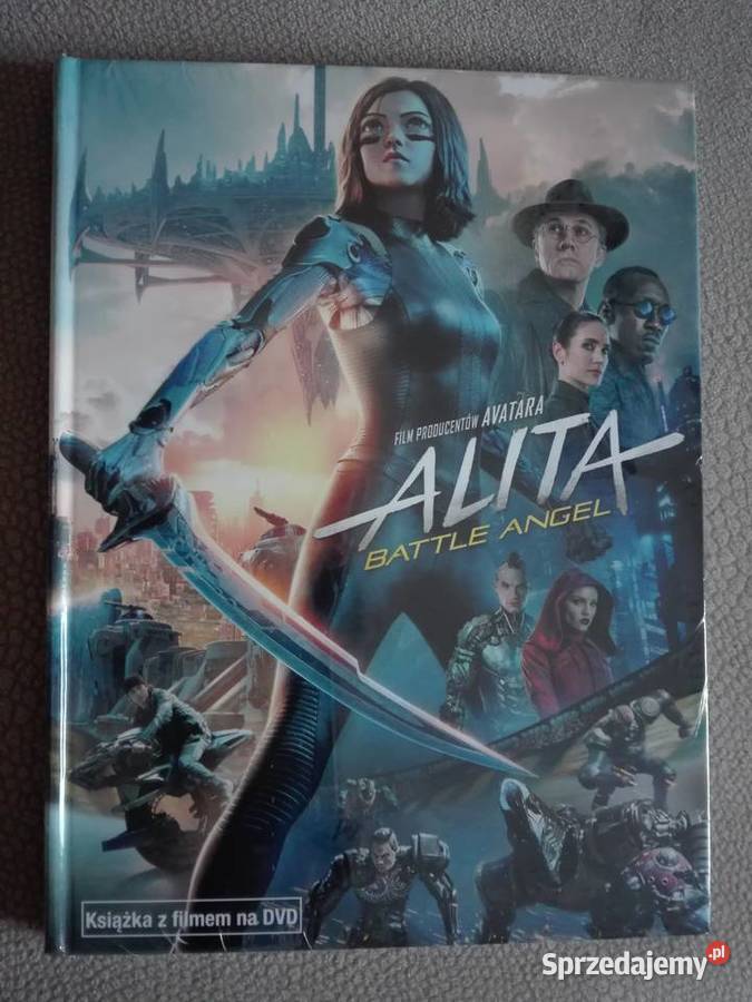 Alita Battle Angel DVD Książka Dodatki DVD śląskie Sosnowiec sprzedam