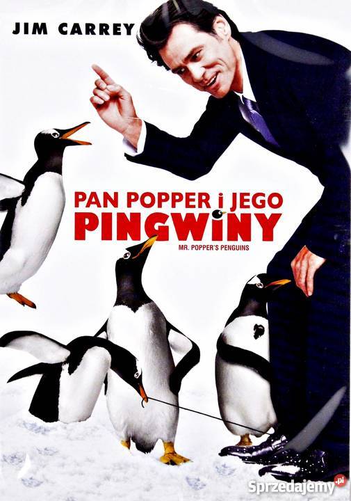 PAN POPPER I JEGO PINGWINY JIM CARREY Kalisz