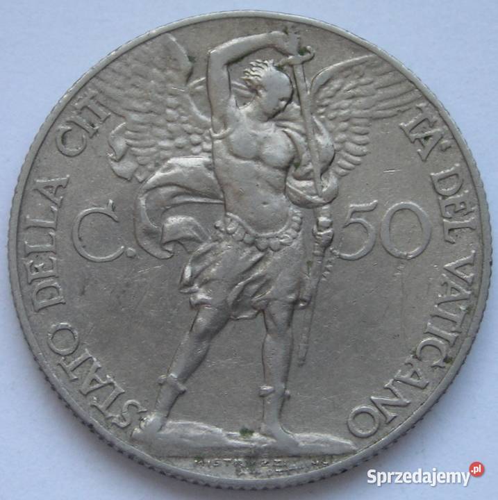 WATYKAN 50 CENTESIMI 1930 STAN 2 łódzkie Łódź