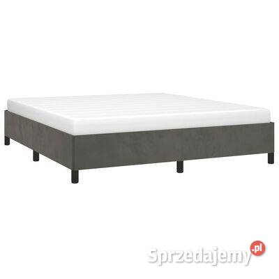 vidaXL Rama łóżka ciemnoszara 160x200 Warszawa
