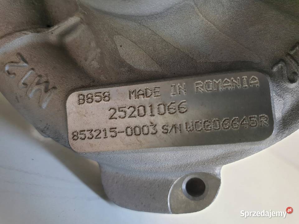 TURBOSPRĘŻARKA Opel Meriva B 14 T turbo 25201066 lubelskie Chełm