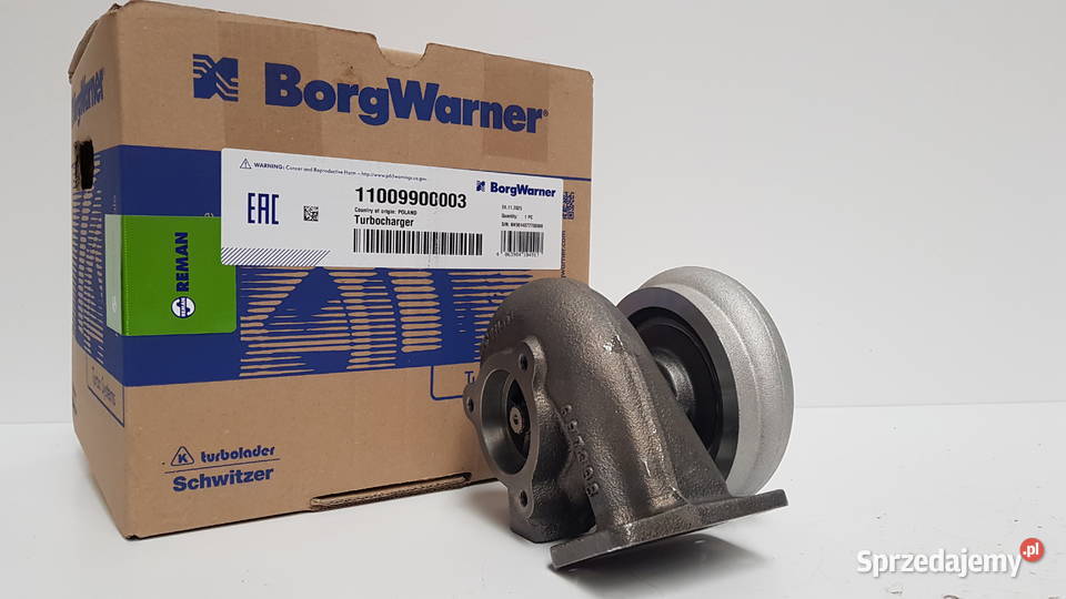 Turbosprężarka BorgWarner KKK Oryginal Reman Motoryzacja mazowieckie Siedlce
