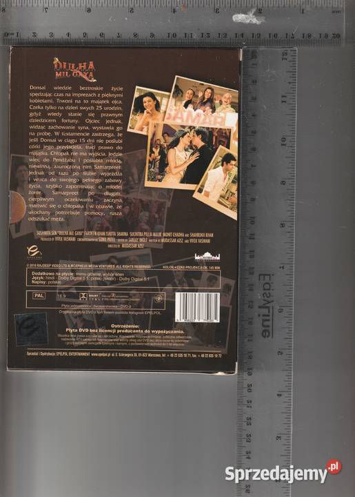 Odnaleziony narzeczony Shahrukh Khan DVD DVD mazowieckie Pruszków sprzedam