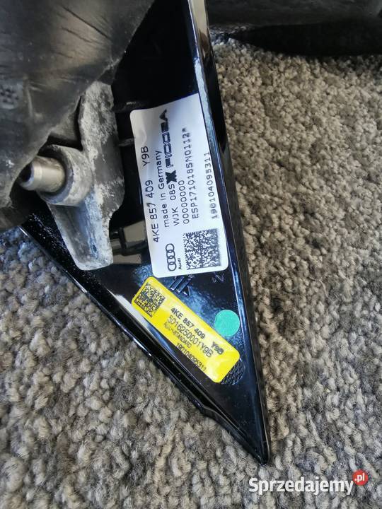 LUSTERKO LEWE AUDI ETRON KAMERA 4KE857409C Y9B 2 osobowe dolnośląskie Pielgrzymka sprzedam