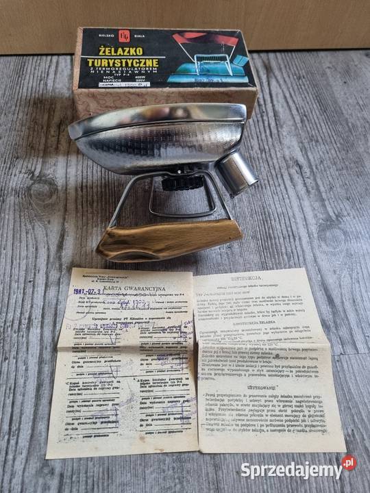 Stare żelazko podrużne TYP P4 1987r Bielsko Solnica sprzedam