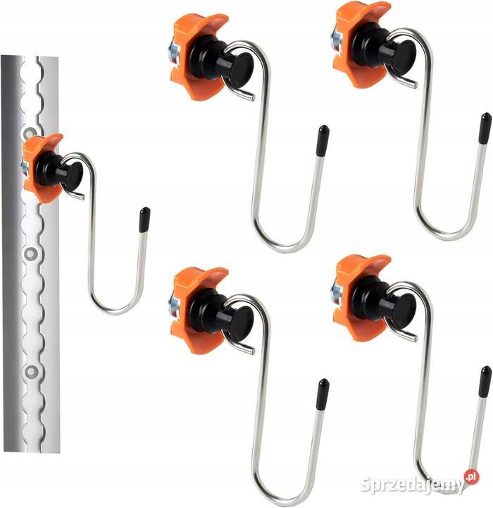 11x hak do szyn lotniczych pojedyncze okucie Myszyniec sprzedam