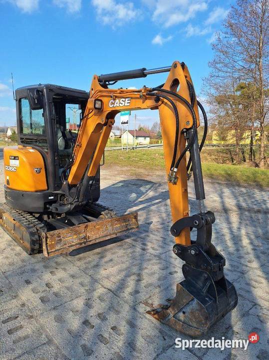 Mini koparka Case CX26C Rok produkcji 2018 Leśniowice