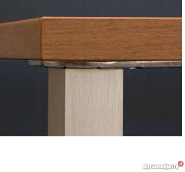 NOGA NOGI DO STOŁU L1100 KWADRAT ALUMINIUM INOX